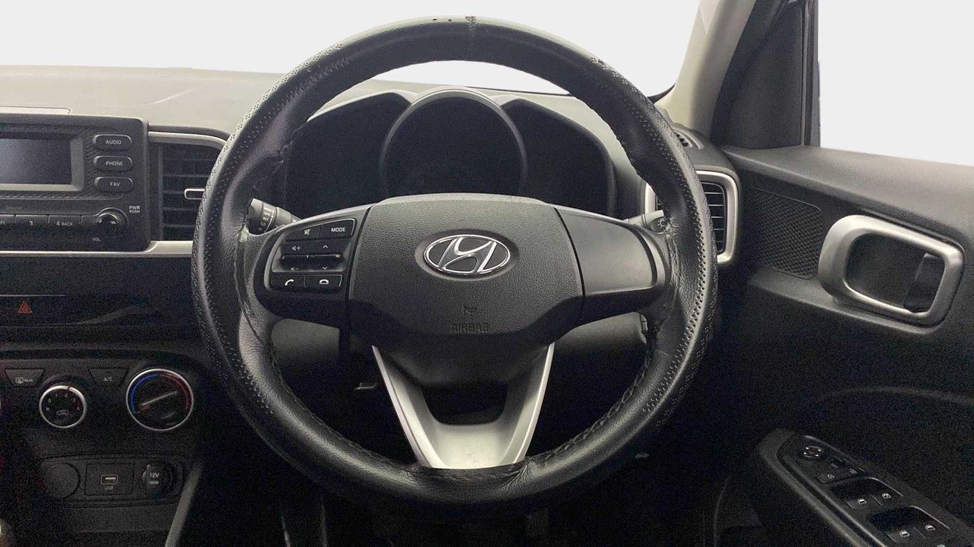 2019 Hyundai VENUE S 1.0 TURBO MT, Petrol, Manual, 38,565 km, Steering Wheel Close Up