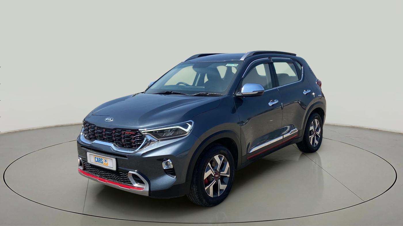 2020 KIA SONET GTX PLUS 1.0 IMT, Petrol, Manual, 34,003 km, Left Front Diagonal
