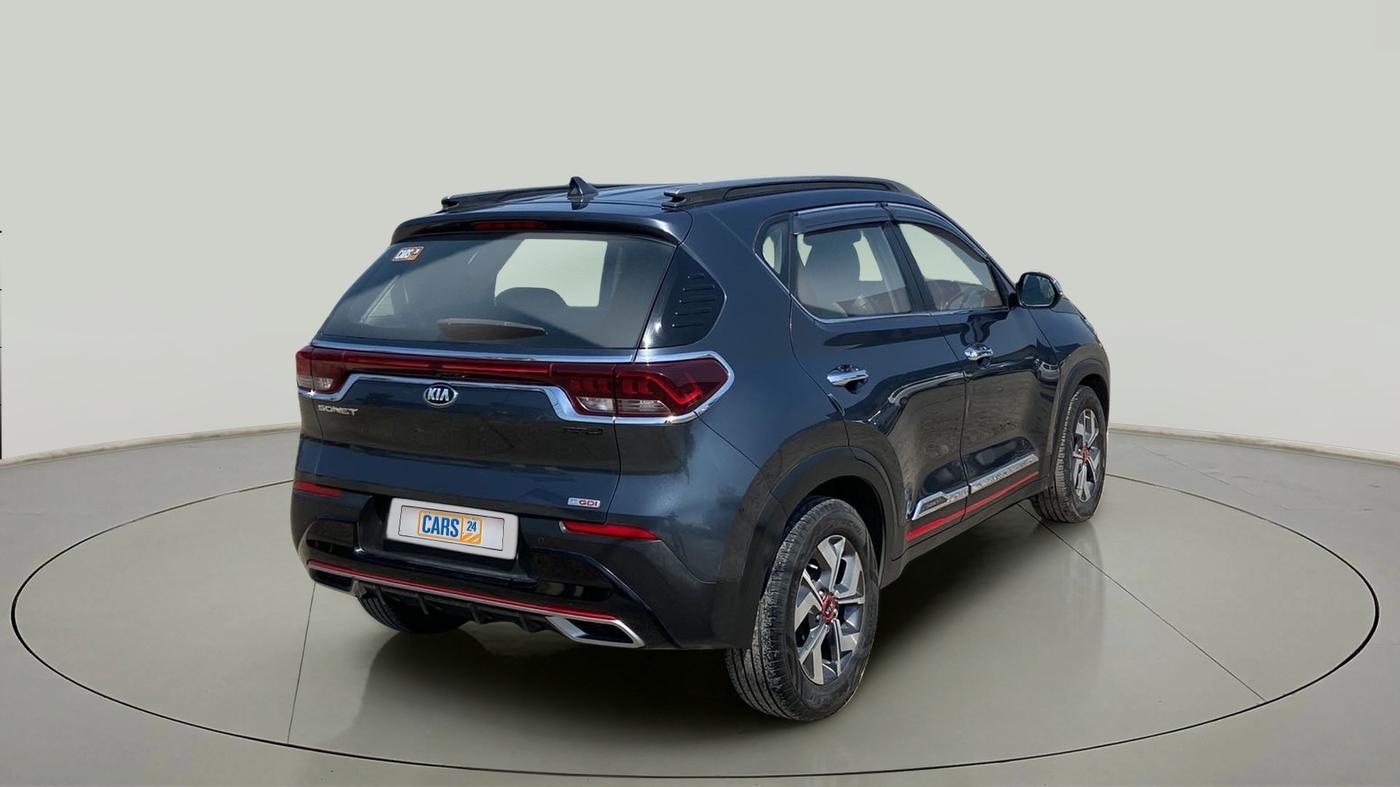 2020 KIA SONET GTX PLUS 1.0 IMT, Petrol, Manual, 34,003 km, Right Back Diagonal
