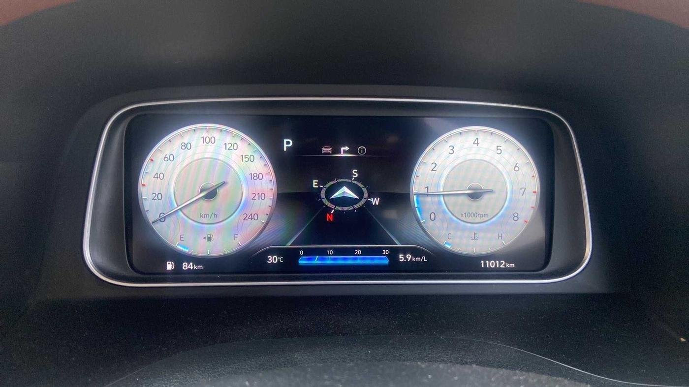 2022 Hyundai ALCAZAR 2.0 SIGNATURE (O) AT 7STR, Petrol, Automatic, 11,009 km, Odometer Image