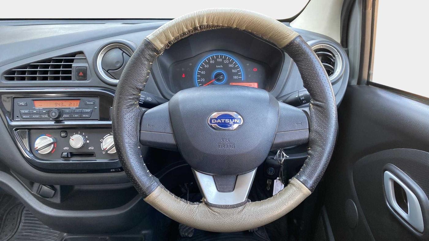 2019 Datsun Redi Go S 1.0, Petrol, Manual, 10,162 km, Steering Wheel Close Up