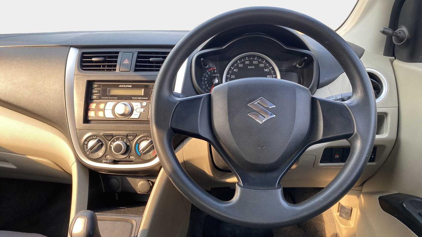 2014 Maruti Celerio VXI AMT, Petrol, Automatic, 17,811 km, Steering Wheel Close Up