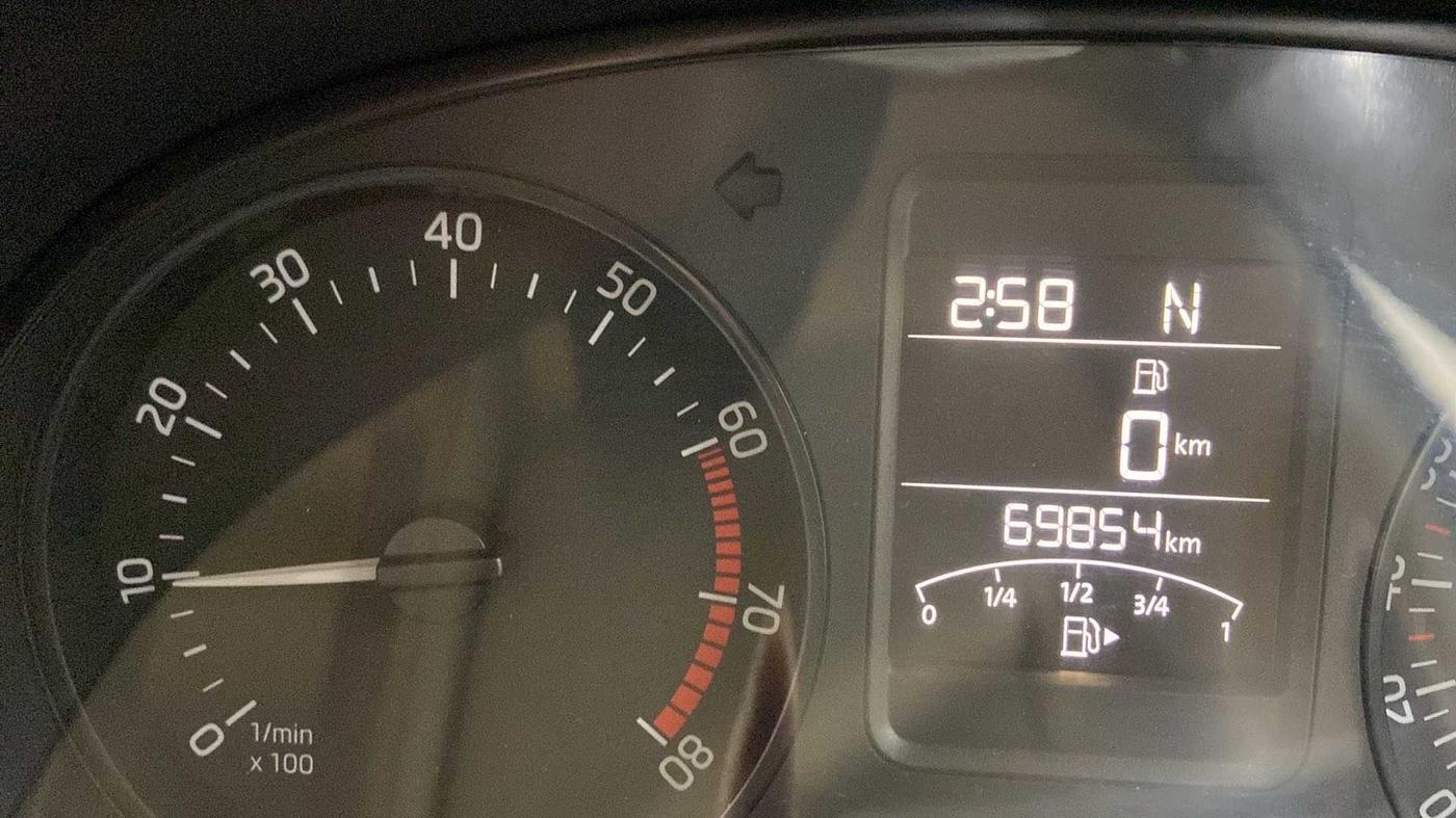 2018 Skoda Rapid STYLE 1.6 MPI AT, Petrol, Automatic, 70,102 km, Odometer Image