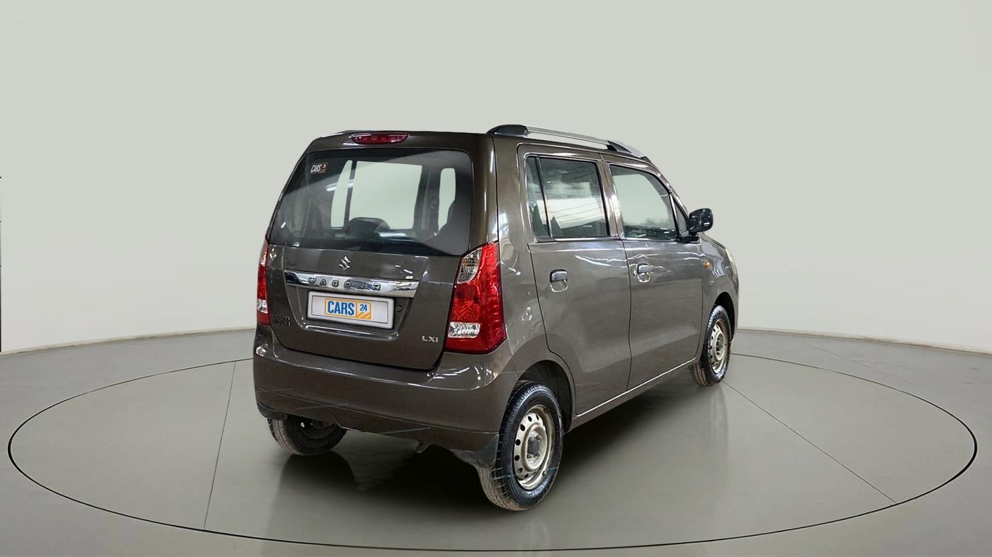2012 Maruti Wagon R 1.0 LXI, Petrol, Manual, 38,374 km, Right Back Diagonal
