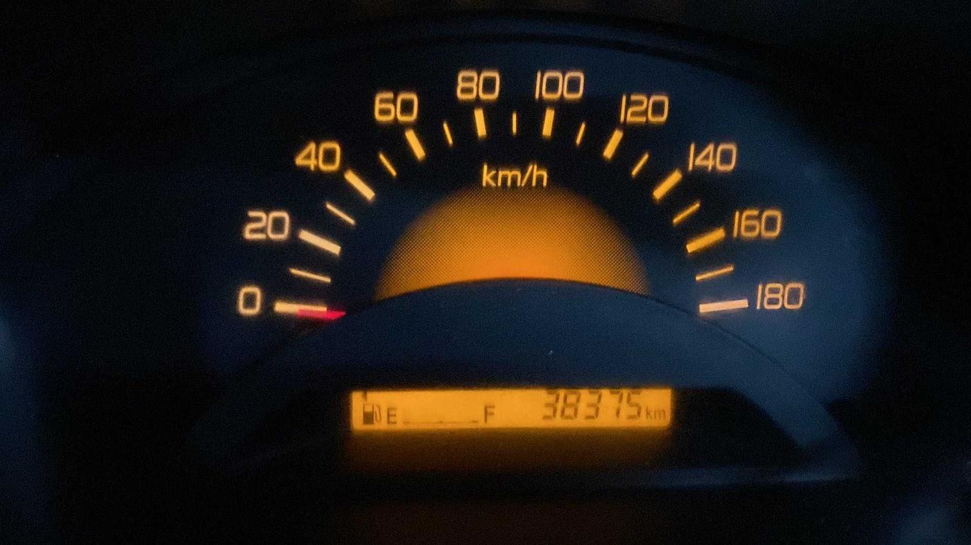 2012 Maruti Wagon R 1.0 LXI, Petrol, Manual, 38,374 km, Odometer Image