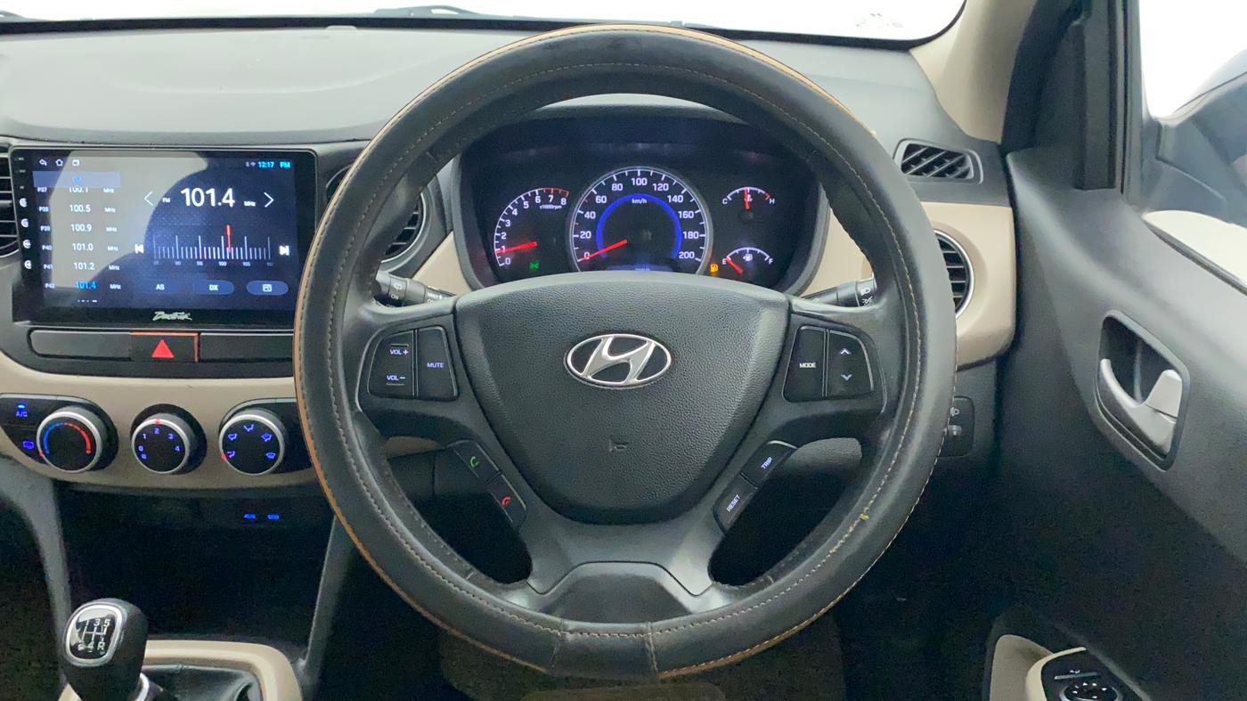 2014 Hyundai Grand i10 ASTA 1.2 KAPPA VTVT, Petrol, Manual, 70,926 km, Steering Wheel Close Up