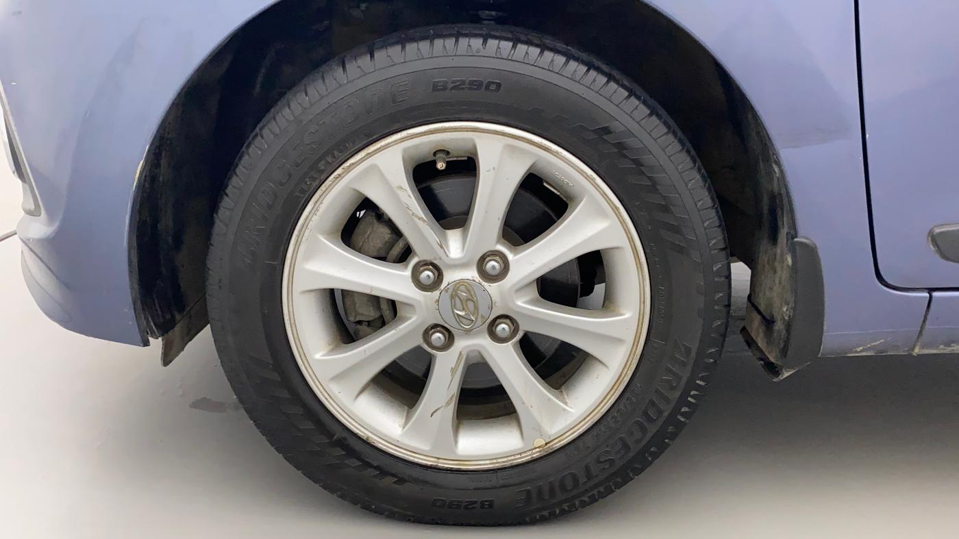 2014 Hyundai Grand i10 ASTA 1.2 KAPPA VTVT, Petrol, Manual, 70,926 km, Left Front Wheel