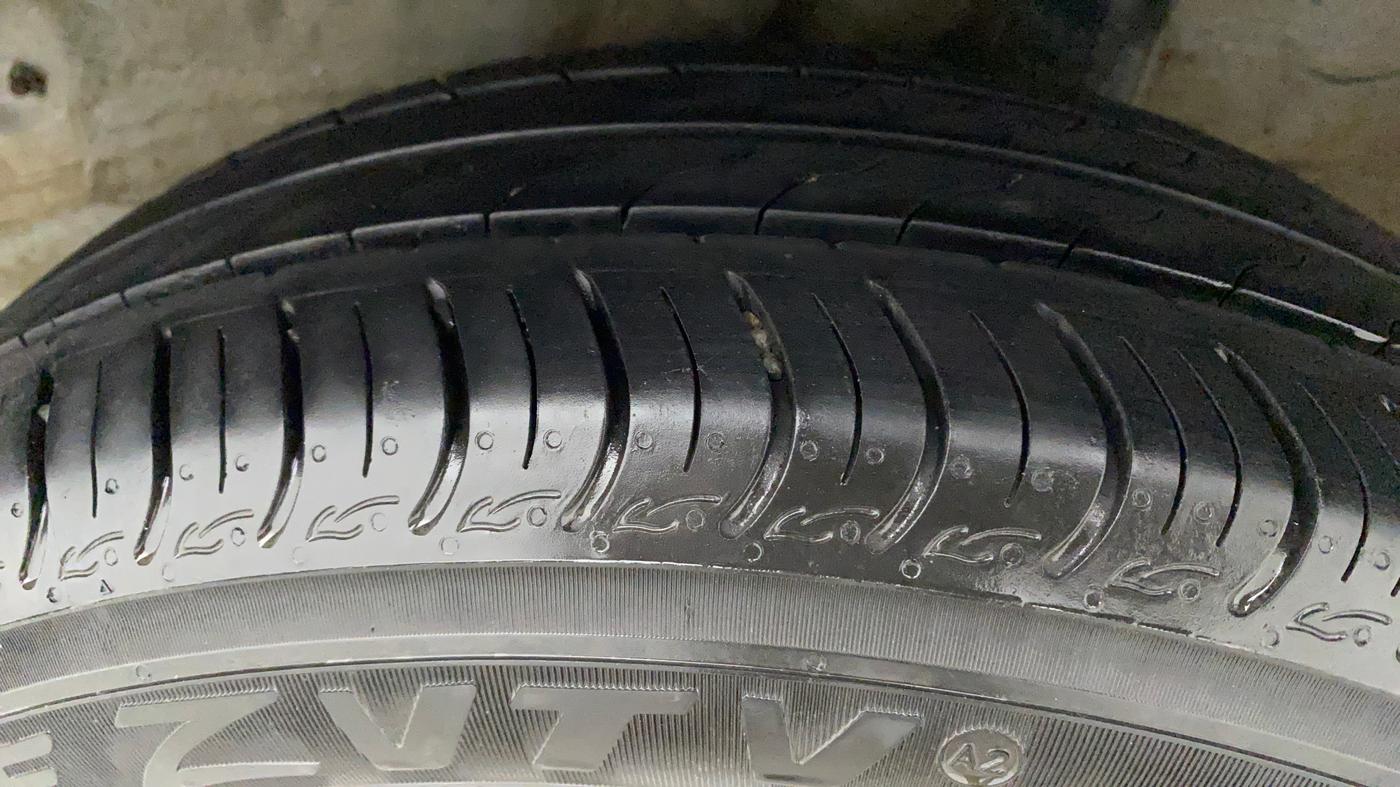 2021 Honda Amaze 1.2L I-VTEC VX CVT, Petrol, Automatic, 19,356 km, Left Rear Tyre Tread