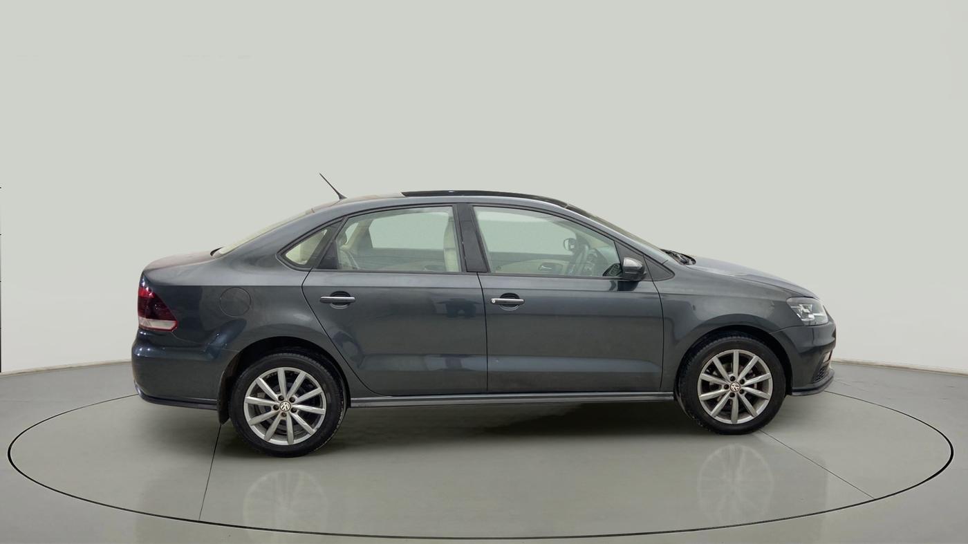 2019 Volkswagen Vento HIGHLINE PLUS 1.2 AT 16 ALLOY, Petrol, Automatic, 16,897 km, Right Side View