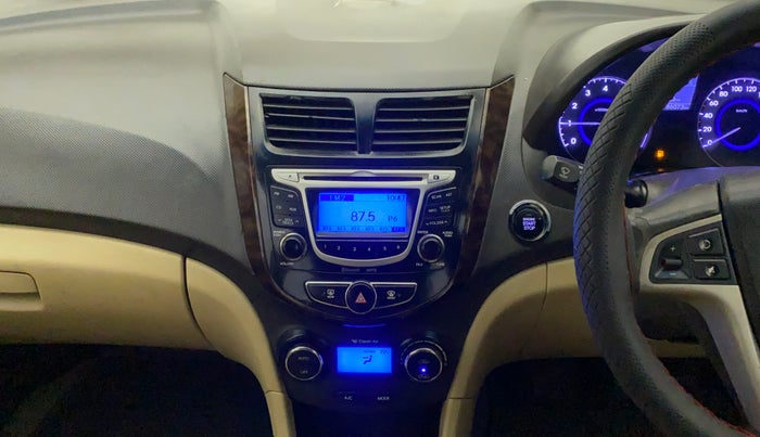 2013 Hyundai Verna FLUIDIC 1.6 VTVT SX OPT, Petrol, Manual, 86,498 km, Air Conditioner