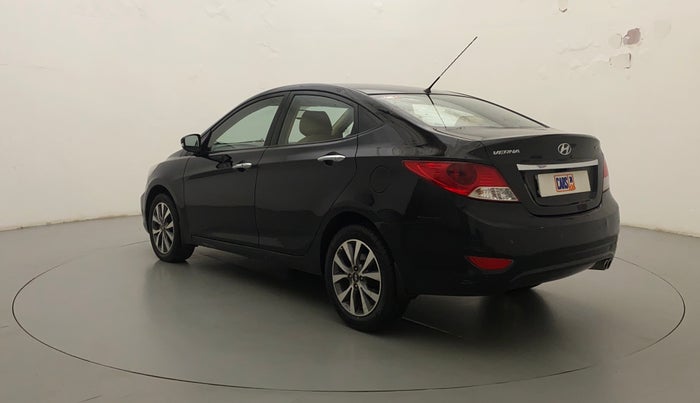 2013 Hyundai Verna FLUIDIC 1.6 VTVT SX OPT, Petrol, Manual, 86,498 km, Left Back Diagonal