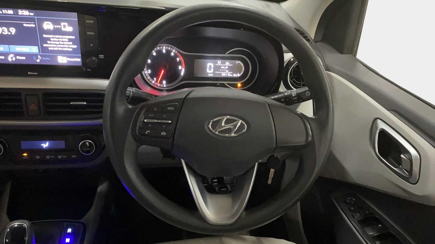 2021 Hyundai GRAND I10 NIOS SPORTZ AMT 1.2 KAPPA VTVT, Petrol, Automatic, 39,205 km, Steering Wheel Close Up