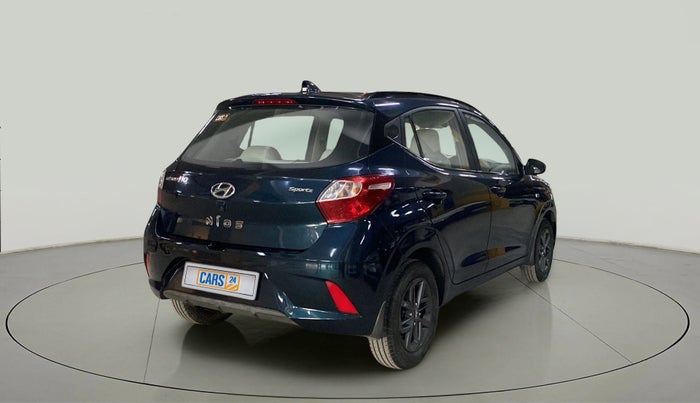 2021 Hyundai GRAND I10 NIOS SPORTZ AMT 1.2 KAPPA VTVT, Petrol, Automatic, 39,205 km, Right Back Diagonal