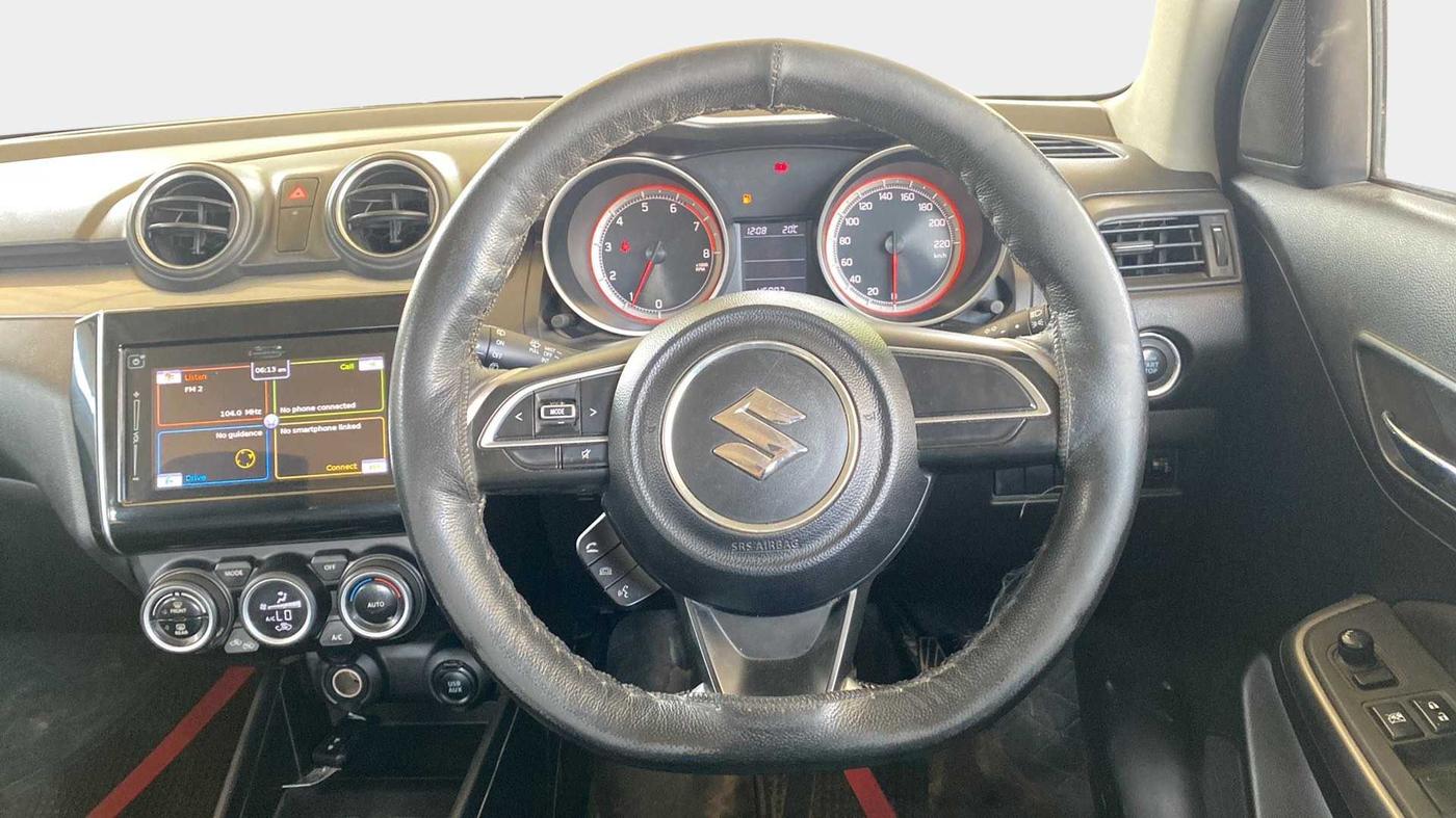 2019 Maruti Swift ZXI PLUS, Petrol, Manual, 46,871 km, Steering Wheel Close Up