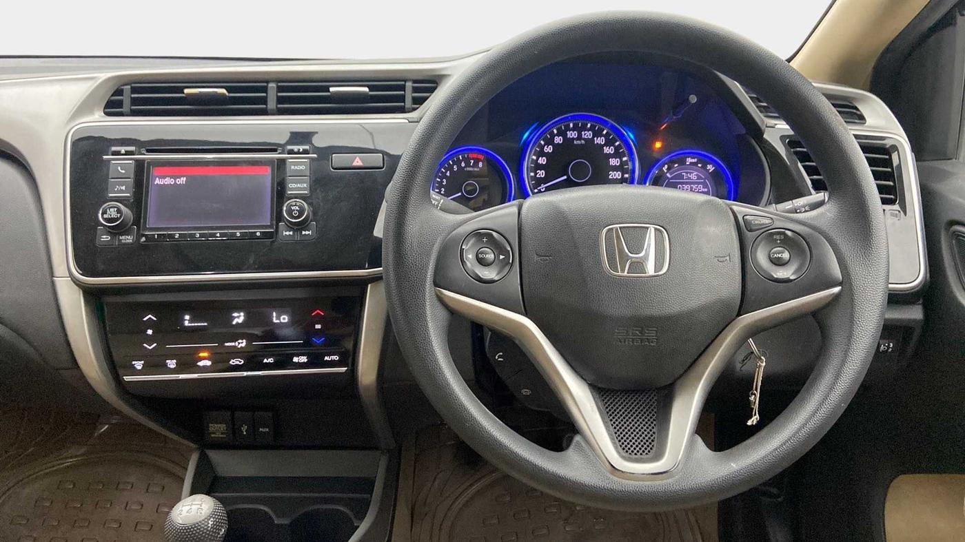 2016 Honda City 1.5L I-VTEC V MT, Petrol, Manual, 39,738 km, Steering Wheel Close Up