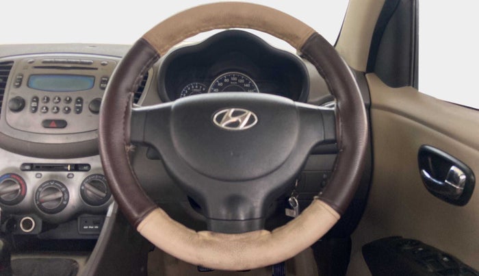 2010 Hyundai i10 SPORTZ 1.2, Petrol, Manual, 1,03,787 km, Steering Wheel Close Up