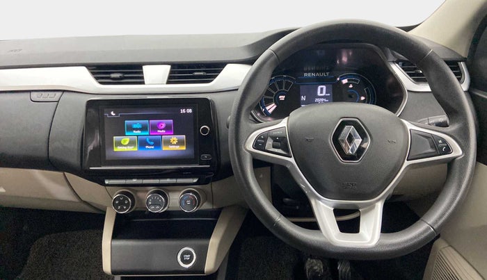 2021 Renault TRIBER RXZ AMT DUAL TONE, Petrol, Automatic, 20,262 km, Steering Wheel Close Up