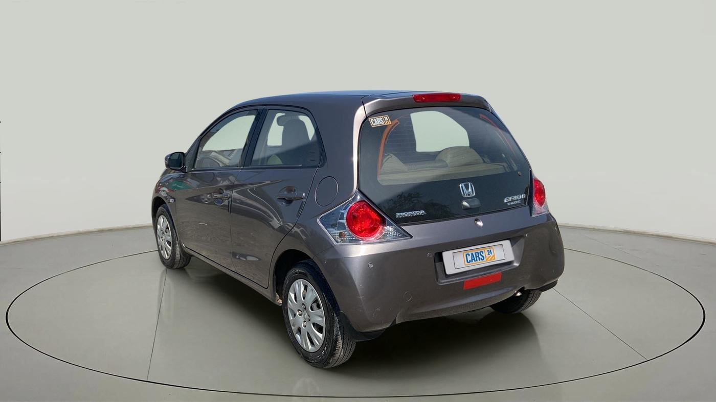 2014 Honda Brio S MT, Petrol, Manual, 13,100 km, Left Back Diagonal