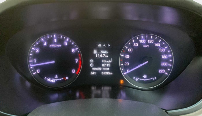 2016 Hyundai Elite i20 ASTA 1.2 (O), Petrol, Manual, 51,821 km, Odometer Image