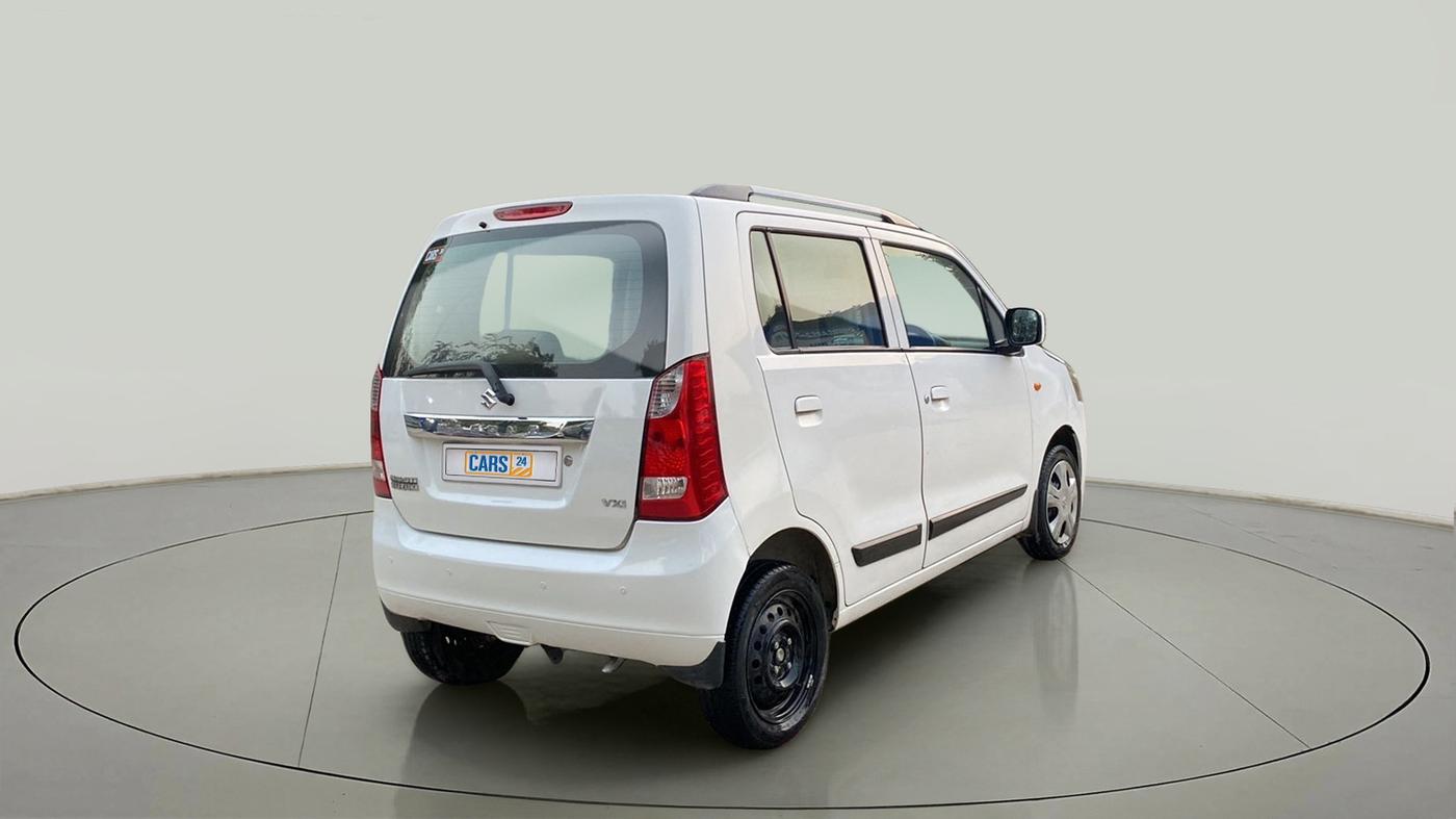 2018 Maruti Wagon R 1.0 VXI, Petrol, Manual, 28,333 km, Right Back Diagonal