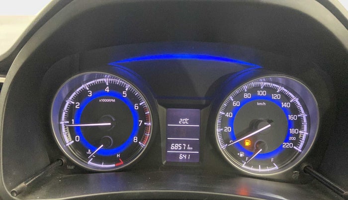 2017 Maruti Baleno DELTA PETROL 1.2, Petrol, Manual, 68,670 km, Odometer Image