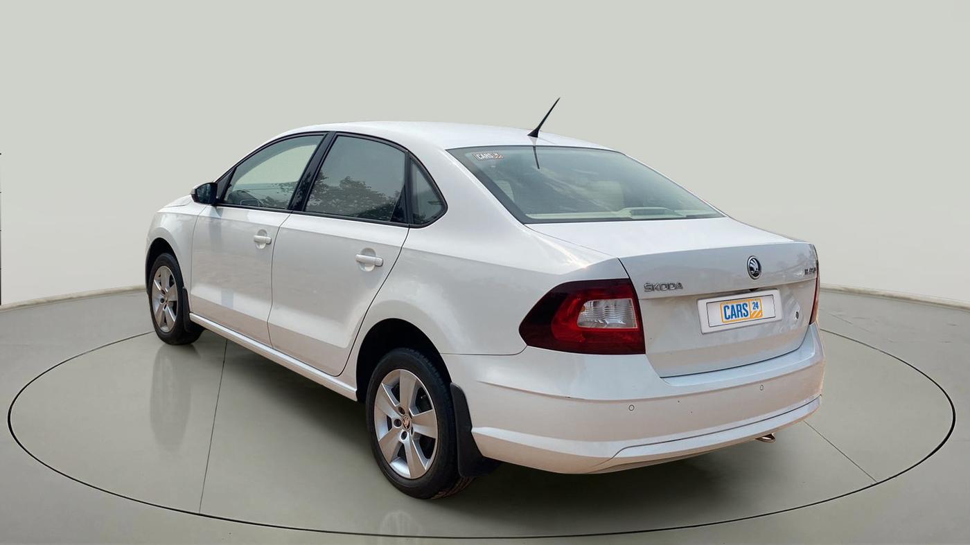 2019 Skoda Rapid AMBITION 1.6 MPI MT, Petrol, Manual, 27,463 km, Left Back Diagonal