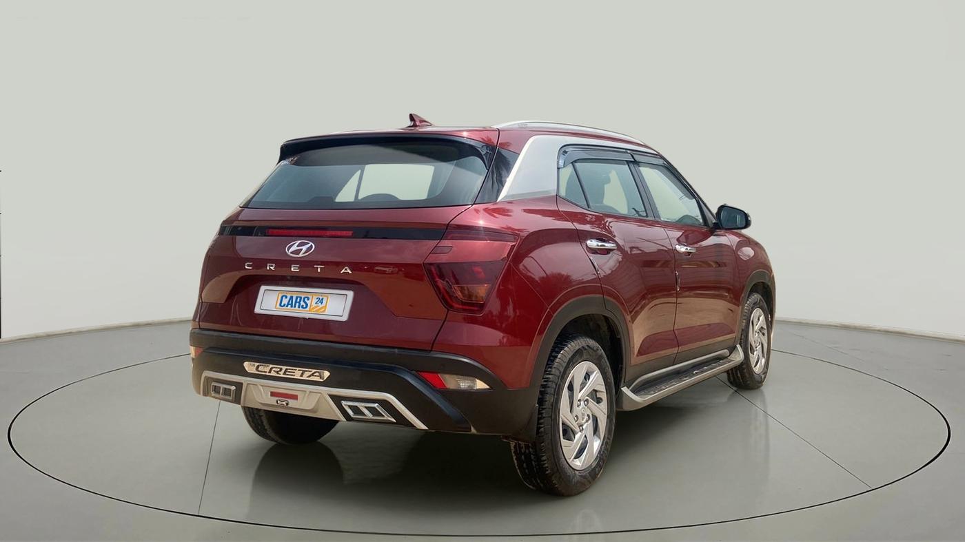 2022 Hyundai Creta EX 1.5 PETROL, Petrol, Manual, 15,137 km, Right Back Diagonal