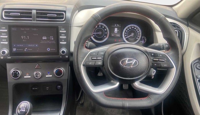 2022 Hyundai Creta EX 1.5 PETROL, Petrol, Manual, 15,137 km, Steering Wheel Close Up