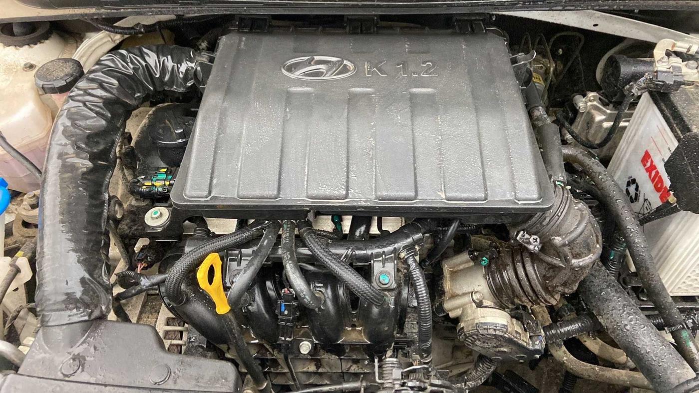 2022 Hyundai AURA SX 1.2 CNG, CNG, Manual, 19,628 km, Open Bonet