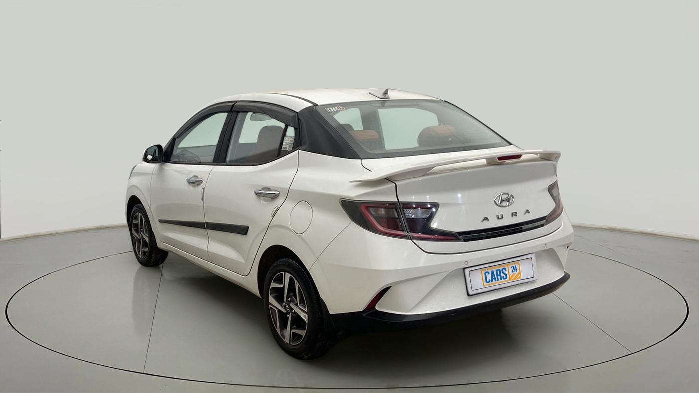 2022 Hyundai AURA SX 1.2 CNG, CNG, Manual, 19,628 km, Left Back Diagonal
