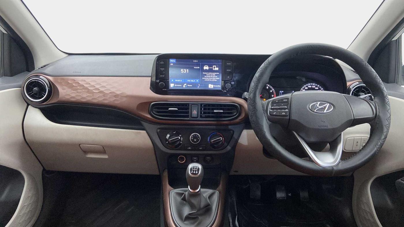 2022 Hyundai AURA SX 1.2 CNG, CNG, Manual, 19,628 km, Dashboard