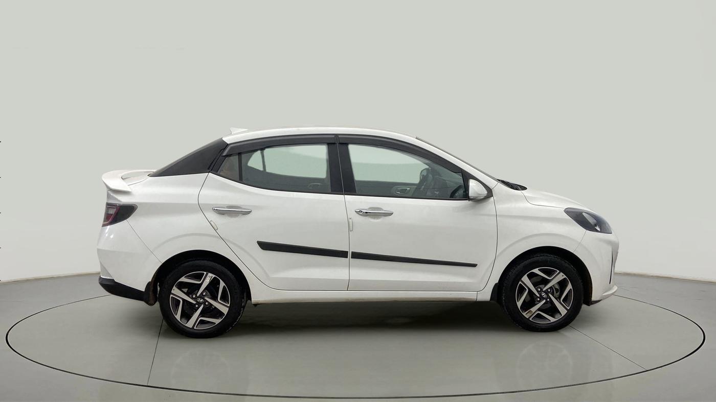 2022 Hyundai AURA SX 1.2 CNG, CNG, Manual, 19,628 km, Right Side View