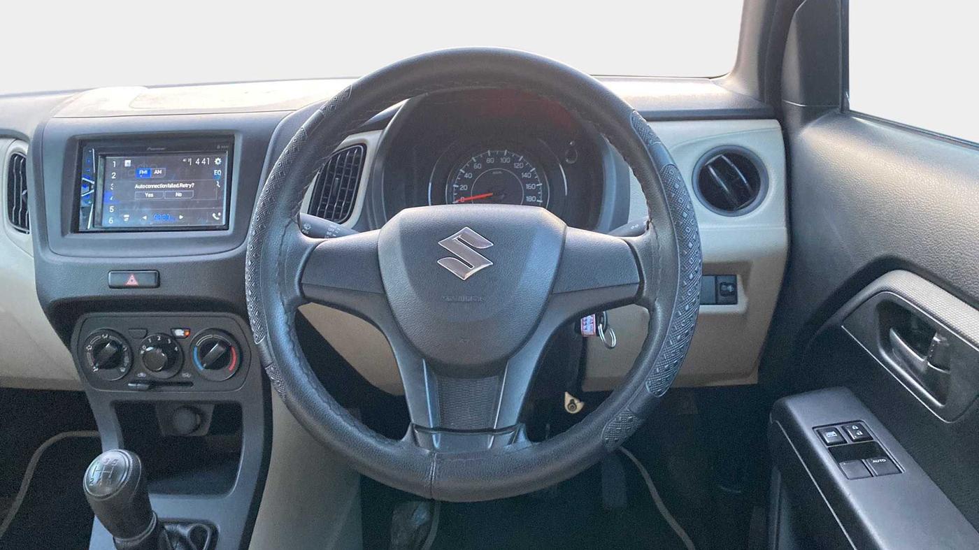 2020 Maruti New Wagon-R LXI 1.0, Petrol, Manual, 20,596 km, Steering Wheel Close Up