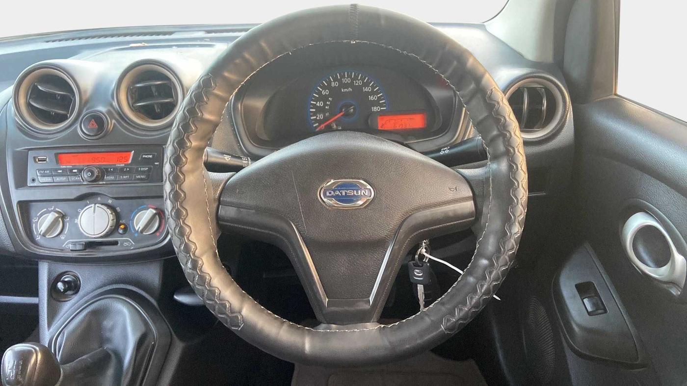 2018 Datsun Go T, Petrol, Manual, 61,993 km, Steering Wheel Close Up