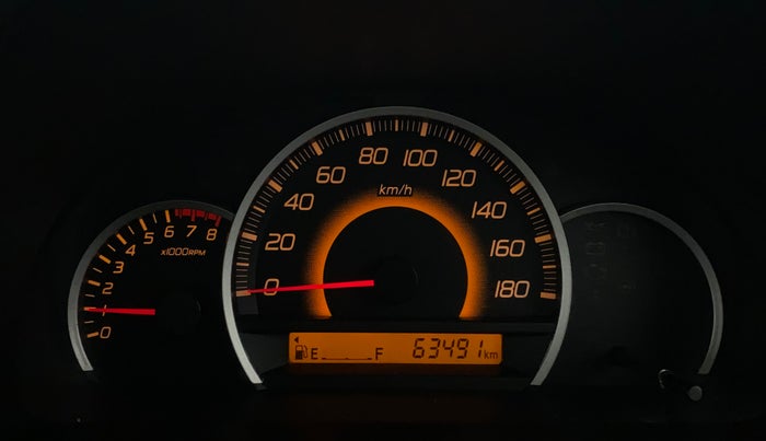 2014 Maruti Wagon R 1.0 VXI, Petrol, Manual, 63,491 km, Odometer Image