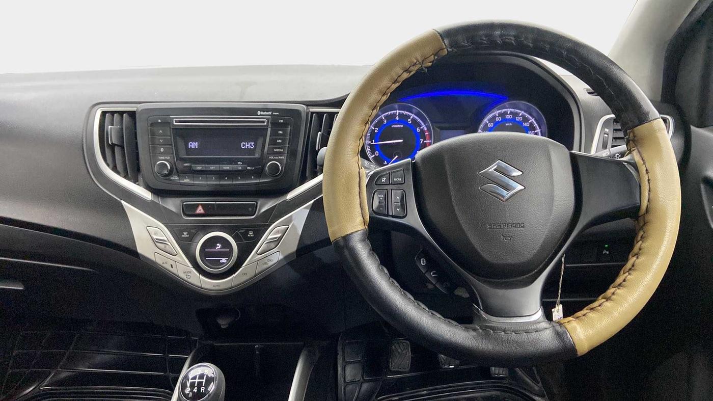 2017 Maruti Baleno DELTA PETROL 1.2, Petrol, Manual, 66,128 km, Steering Wheel Close Up