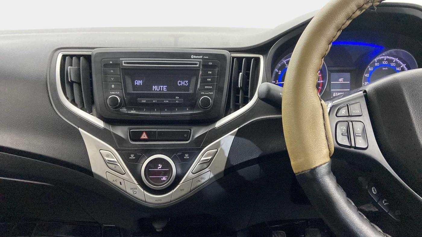2017 Maruti Baleno DELTA PETROL 1.2, Petrol, Manual, 66,128 km, Air Conditioner