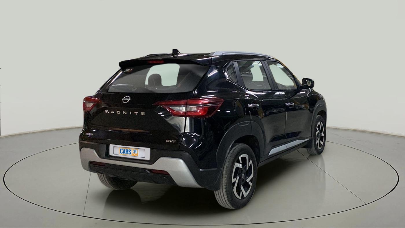 2023 Nissan MAGNITE XV TURBO CVT, Petrol, Automatic, 13,023 km, Right Back Diagonal