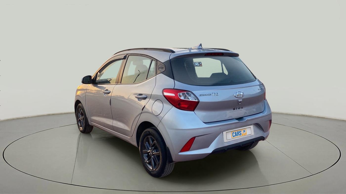 2019 Hyundai GRAND I10 NIOS SPORTZ AMT 1.2 KAPPA VTVT, Petrol, Automatic, 39,641 km, Left Back Diagonal