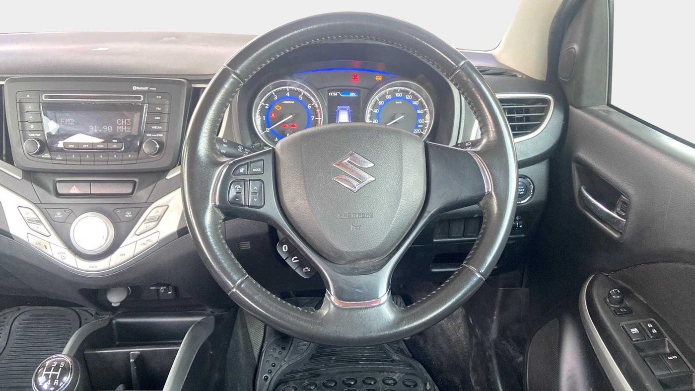 2017 Maruti Baleno ZETA PETROL 1.2, Petrol, Manual, 86,352 km, Steering Wheel Close Up