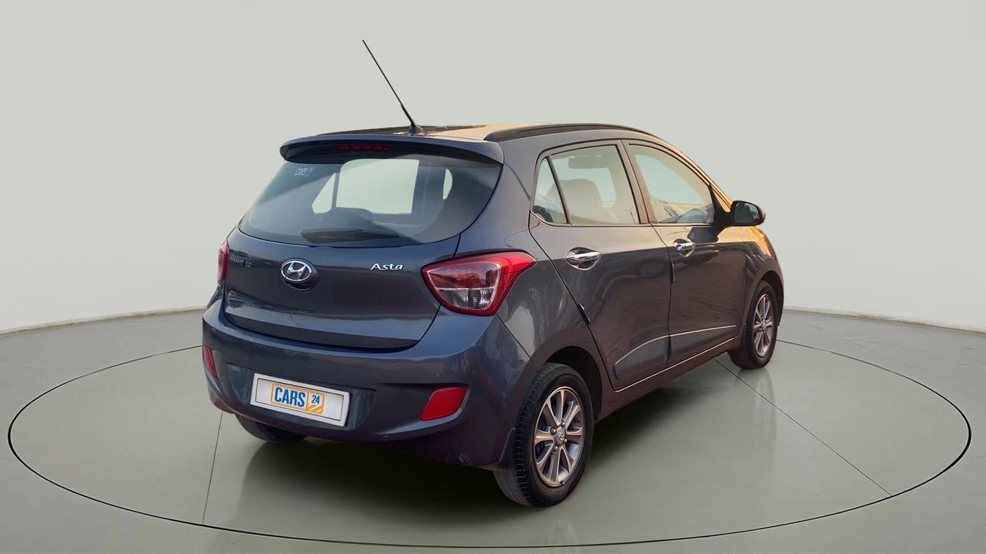 2016 Hyundai Grand i10 ASTA (O) AT 1.2 KAPPA VTVT, Petrol, Automatic, 30,971 km, Right Back Diagonal