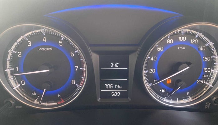 2020 Maruti Baleno DELTA PETROL 1.2, Petrol, Manual, 70,613 km, Odometer Image