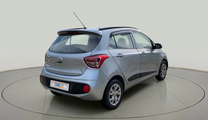 2018 Hyundai Grand i10 SPORTZ 1.2 KAPPA VTVT, Petrol, Manual, 41,245 km, Right Back Diagonal