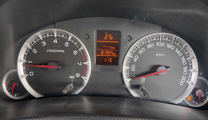 2015 Maruti Swift ZXI, Petrol, Manual, 81,909 km, Odometer Image