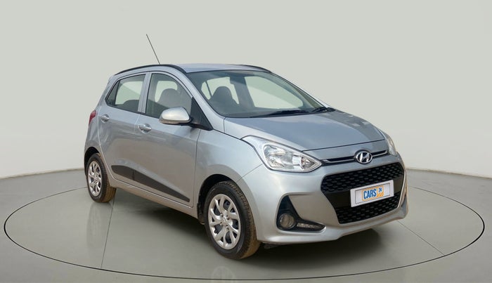 2019 Hyundai Grand i10 SPORTZ 1.2 KAPPA VTVT, Petrol, Manual, 9,578 km, Right Front Diagonal