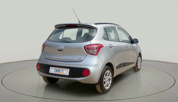 2019 Hyundai Grand i10 SPORTZ 1.2 KAPPA VTVT, Petrol, Manual, 9,578 km, Right Back Diagonal