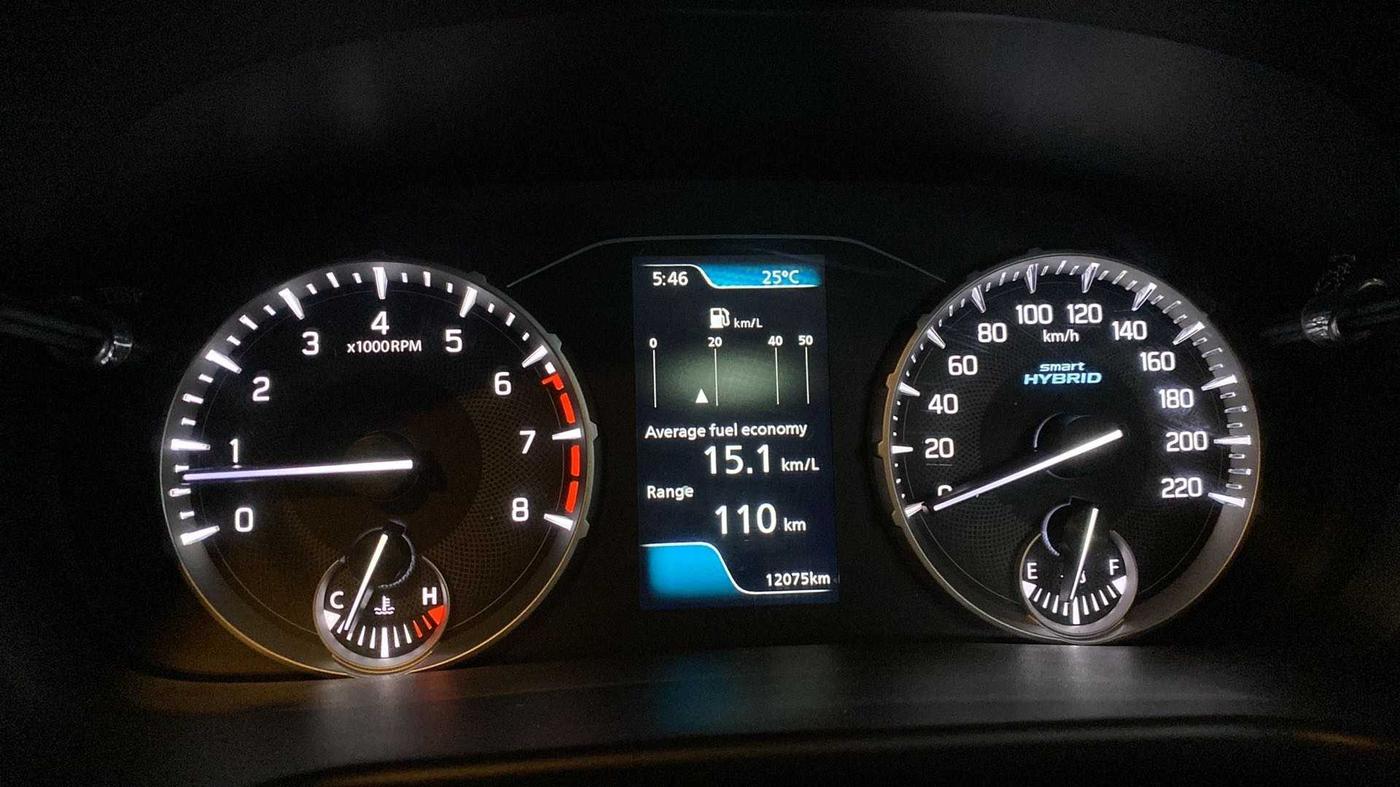 2022 Maruti BREZZA ZXI + SMART HYBRID DUAL TONE, Petrol, Manual, 12,191 km, Odometer Image