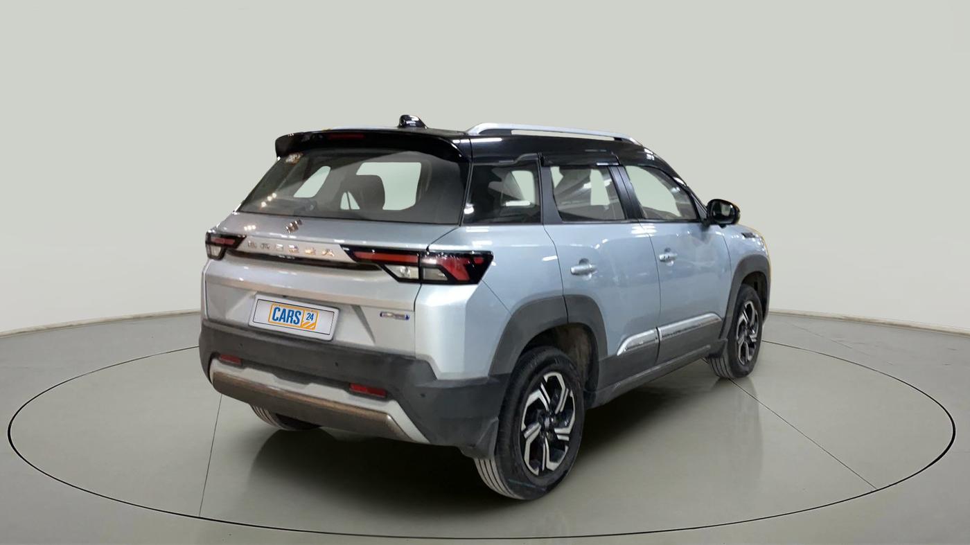 2022 Maruti BREZZA ZXI + SMART HYBRID DUAL TONE, Petrol, Manual, 12,191 km, Right Back Diagonal