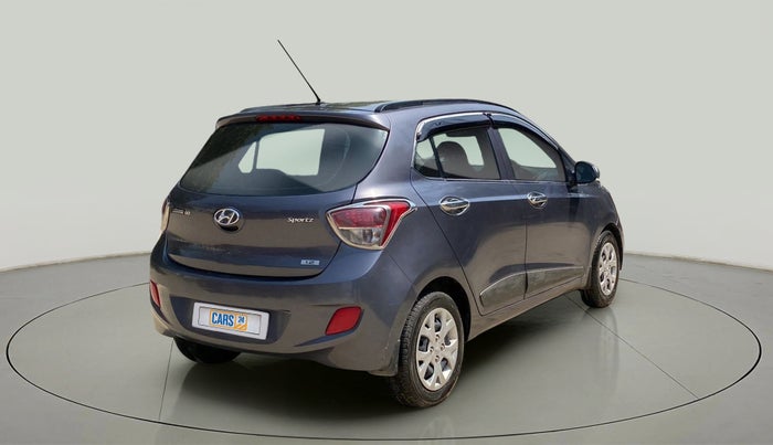 2015 Hyundai Grand i10 SPORTZ 1.2 KAPPA VTVT, Petrol, Manual, 40,491 km, Right Back Diagonal