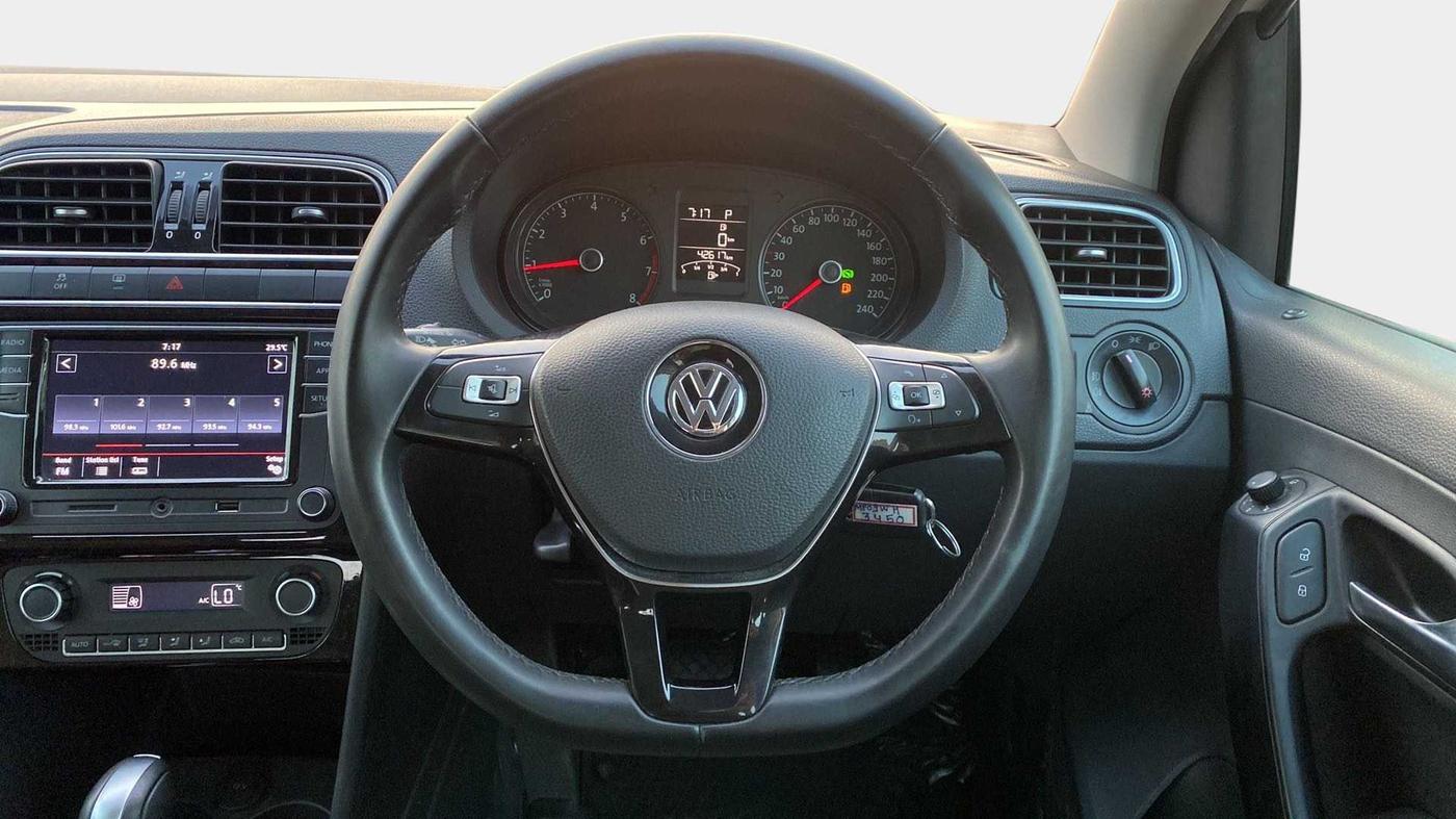 2021 Volkswagen Polo 1.0 GT TSI AT, Petrol, Automatic, 42,716 km, Steering Wheel Close Up